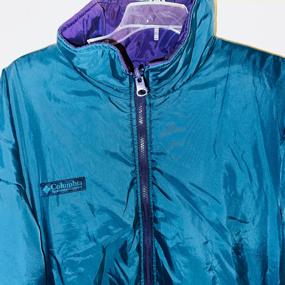 Columbia XL Puffer Teal Blue Jacket
